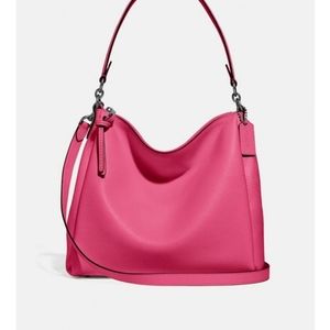 Large coach Shay bag confetti pink / gunmetal